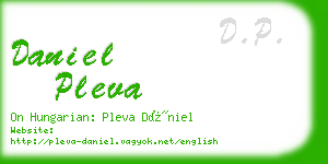 daniel pleva business card
